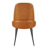 Elodie PU Dining Side Chair - Set of 2 Moza Caramel, Brown 4400080-647 New Pacific Direct