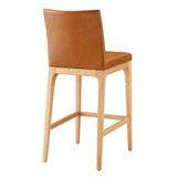 Devon PU Counter Stool - Set of 2 Moza Caramel, Brown 4400082-647 New Pacific Direct