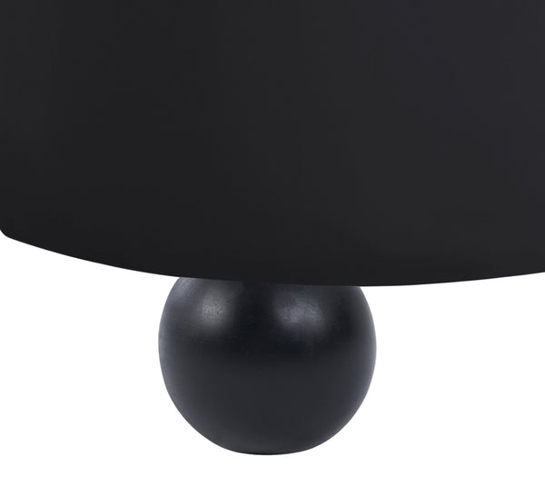 Meridian Furniture Daphne Art Deco Curved Loveseat with Swappable Wood Legs and Plush Upholstery for Living Rooms Black Velvet 44002Black-L