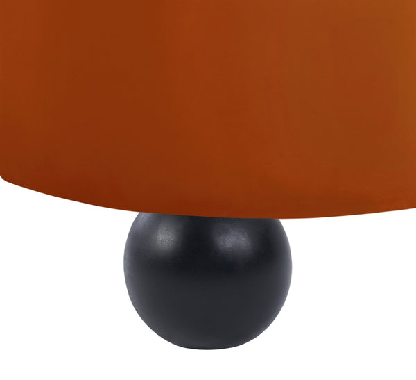 Meridian Furniture Daphne Art Deco Curved Sofa with Deep Seating and Interchangeable Wood Ball Legs for Living Rooms Cognac Velvet 44002Cognac-S