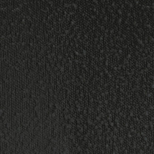 Meridian Furniture Daphne Art Deco Accent Chair Sculptural Curves Ball Legs for Living Room or Bedroom Black Boucle Fabric 44003Black-C