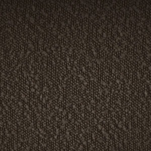 Meridian Furniture Daphne Art Deco Accent Chair Sculptural Curves Ball Legs for Living Room or Bedroom Brown Boucle Fabric 44003Brown-C