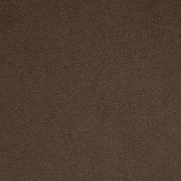 Meridian Furniture Austin Curved Velvet Sofa Sculptural Brown Upholstery for Modern Living Rooms 44008Brown-S