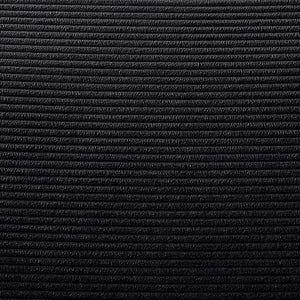 Meridian Furniture Austin Curved Corduroy Sofa Ribbed Microsuede Upholstery for Modern Living Rooms 44009Black-L