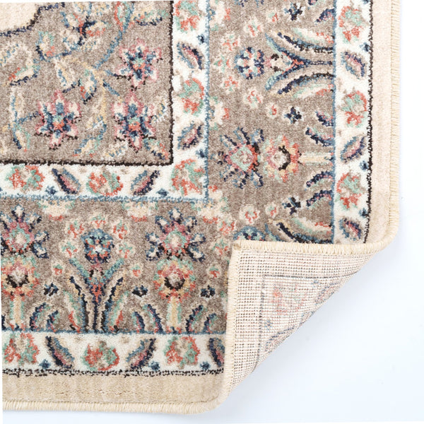 Capel Rugs Bosphorus-heriz Luxurious Machine-woven Rug - Durable, Soft Polyester With Timeless Traditional Design Ivory, Green 100% Polyester 4401rs08001100600