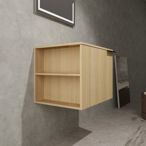 English Elm 24" Oak Bathroom Vanity Sink Cabinet - Modern Design, Soft-Close Doors, Great Storage For Small Spaces W1972P204940