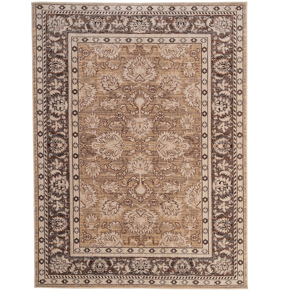 Capel Rugs Bosphorus-keshan Traditional Machine-woven Rug - Luxurious Durability And Softness For Your Home Stone, Brown 100% Polyester 4403rs02010710675