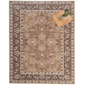 Capel Rugs Bosphorus-keshan Traditional Machine-woven Rug - Luxurious Durability And Softness For Your Home Stone, Brown 100% Polyester 4403rs02010710675