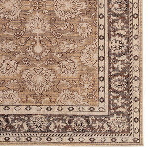 Capel Rugs Bosphorus-keshan Traditional Machine-woven Rug - Luxurious Durability And Softness For Your Home Stone, Brown 100% Polyester 4403rs02010710675