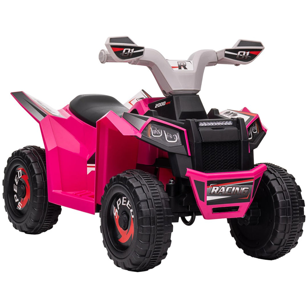 English Elm Aosom 6v Electric Toddler Atv Quad Ride on with Non-slip Grip and Durable Tires W2225P217194
