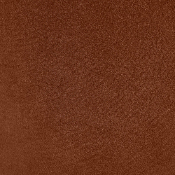 Meridian Furniture Emery Plush Velvet Accent Chair with Curved Eucalyptus Frame for Modern Living Room Comfort Cognac 44044Cognac-C