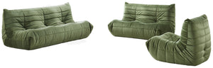 Meridian Furniture Relax Accent Chair with Deep Foam Seat Cocoon Silhouette for Modern Living Spaces Green Velvet 44064Green-C
