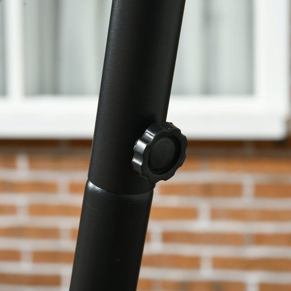 English Elm Outsunny Boho-Chic Hammock Chair With Stand, Side Pocket & Headrest For Relaxing Indoor/Outdoor Use W2225P174050-GIGA