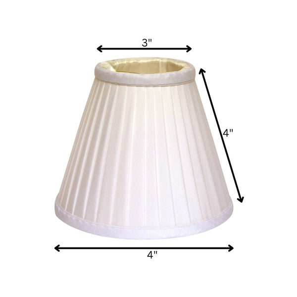 English Elm Slant Pleated Silk Chandelier Shades Set of 6 for Elegant Dining Room Candelabra B075101683