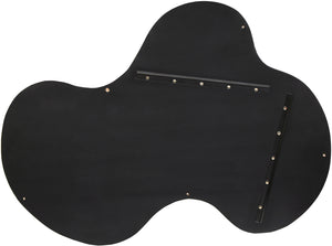 Oblique Mirror 440Black-38M Meridian Furniture