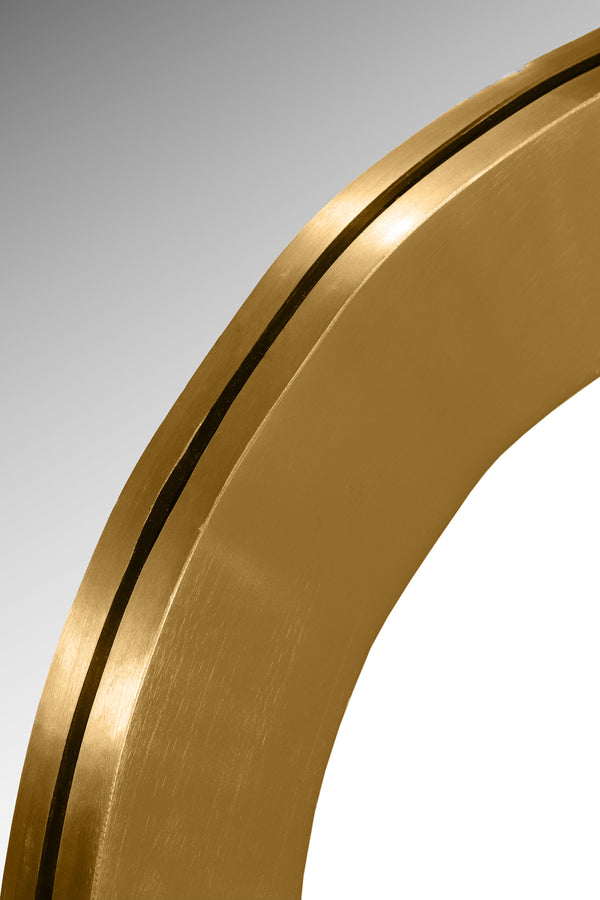 Oblique Mirror 440Gold-38M Meridian Furniture