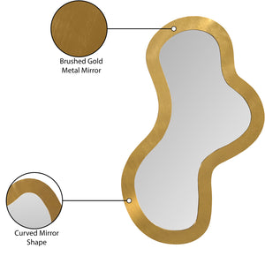 Oblique Mirror 440Gold-48M Meridian Furniture