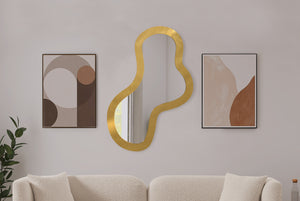 Oblique Mirror 440Gold-48M Meridian Furniture