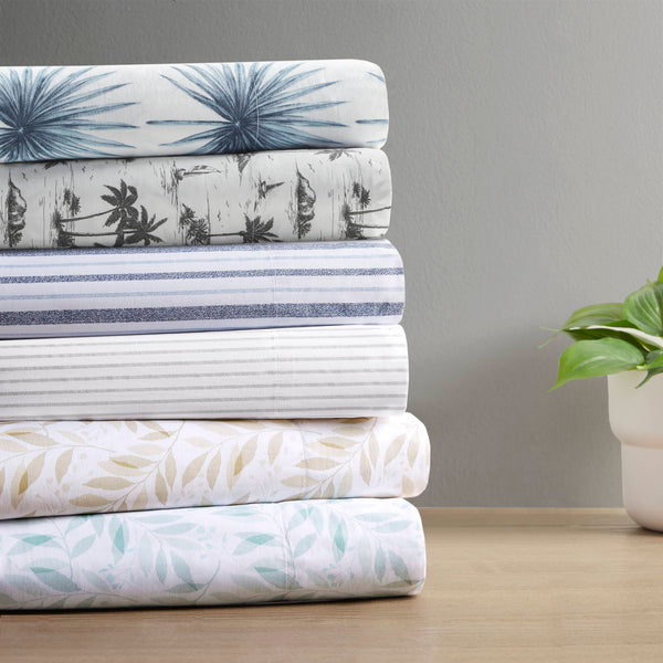 English Elm 4PCS King Sheet Set 100% Cotton Percale – Breathable, Crisp Bed Linen with Deep Pocket Fitted Sheet & 2 Pillowcases B035P341185