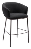 Essen Barstool Black & Bronze 109810 Zuo Modern