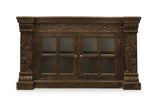 Moti Euclidean Hand-carved Sideboard 2 Glass Doors 44109001