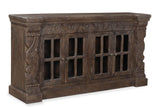 Moti Euclidean Hand-carved Sideboard 4 Glass Doors 44109002