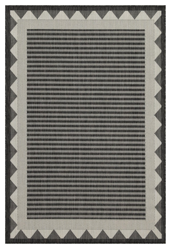 English Elm Sunshine Anthracite 7'10" X 10'3" Indoor/Outdoor Area Rug - Durable, Stylish, Kid & Pet Friendly! B186P198892-GIGA