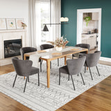 Aimee Dining Chair - Set of 2 Gray 109679 Zuo Modern