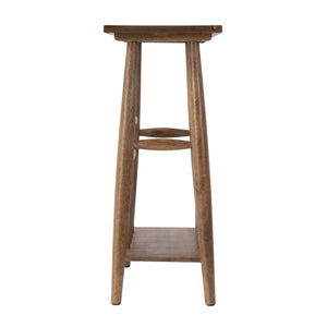 Butler Specialty Butler Bowen 20" W Solid Wood Side Table With Magazine Holder – Stylish, Functional & Compact Design Natural Mango Solids 4426312-butler