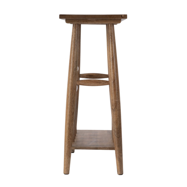 Butler Specialty Butler Bowen 20" W Solid Wood Side Table With Magazine Holder – Stylish, Functional & Compact Design Natural Mango Solids 4426312-butler