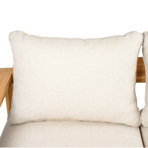 English Elm Christopher Knight Home® - Terassi Cozy Acacia Wood Loveseat For Two - Stylish Outdoor Seating With Plush Cushions & Durability N775P248814T