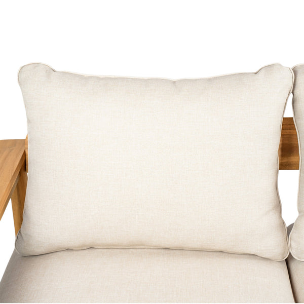 English Elm Christopher Knight Home® - Terassi Cozy Acacia Wood Loveseat For Two - Stylish Outdoor Seating With Plush Cushions & Durability N775P248814T