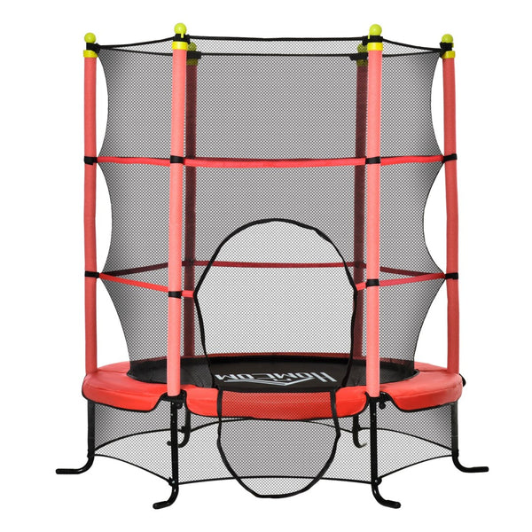 English Elm Soozier 5.3 Foot Kids Trampoline Bungee Spring Free Design Safe Indoor Bouncer W2225P229304