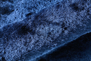 Feizy Rugs Indochine Plush Hand-tufted Polyester Shag Rug - Luxurious High Pile For Contemporary Spaces Blue,Black Polyester 4944550fdbl000n80