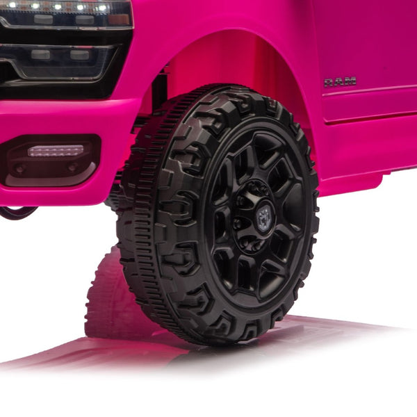 English Elm Licensed Dodge Ram 3500 12v Kids Ride on Truck with Parental Remote and Rear Suspension W1578P346251