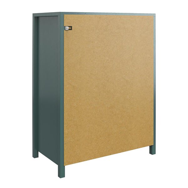 English Elm Haven 5-Drawer Kids' Dresser with Gold Pulls, Sturdy Compliant Storage, Metal Slides & Anchor Kit B2733P395083