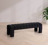 Andaz Black Bench 443Black Meridian Furniture