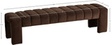 Andaz Brown Bench 443Brown Meridian Furniture