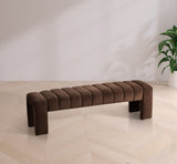 Andaz Brown Bench 443Brown Meridian Furniture