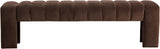 Andaz Brown Bench 443Brown Meridian Furniture