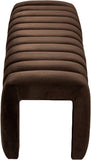 Andaz Brown Bench 443Brown Meridian Furniture