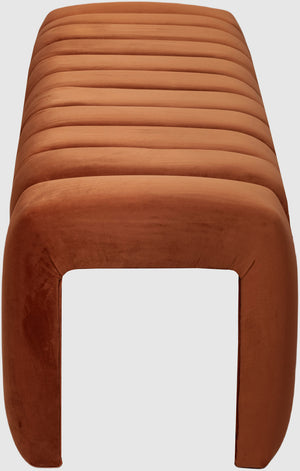 Andaz Cognac Bench 443Cognac Meridian Furniture