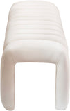 Andaz Cream Bench 443Cream Meridian Furniture