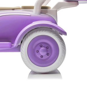 English Elm 12v Dual Motor Two Seater Kids Electric Ride on Trike with Bluetooth and Foldable Parent Seat W1578P295836