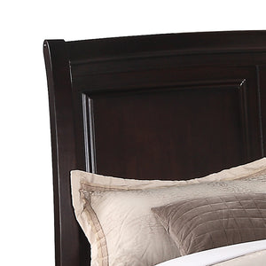 English Elm Elegant Queen Bed In Warm Cappuccino Finish - Transitional Design For Stylish Bedroom Retreats B078S00526