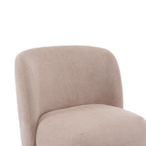 Christopher Knight Home® - Noble House - - Ultra-Soft Modern Low-Back Armless Accent Chair With Skin-Friendly Upholstery And Exquisite Round Pine Wood Feet, For Small Living Spaces, Living Room, Bedroom, Balcony, Office, Reading Nook, Khaki