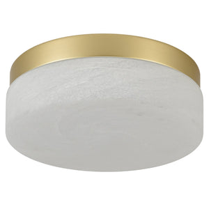 English Elm 12 Inch Led Ceiling Light - Elegant Gold Flush Mount Fixture For Bright, Low-Profile Illumination W2312P375013