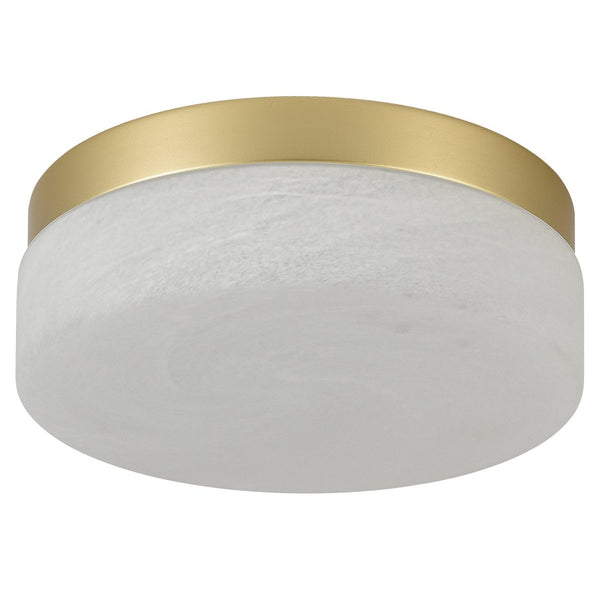 English Elm 12 Inch Led Ceiling Light - Elegant Gold Flush Mount Fixture For Bright, Low-Profile Illumination W2312P375013