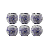 Varanasi 1.75-inch Votive - Set of 6 Blue 444562/S6 Elk Home