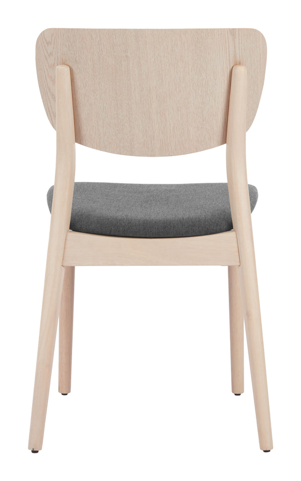 Zuo Modern Kellua Dining Chair Set Of 2 - Chic Faux Linen Design For Modern Hospitality And Home Interiors Natural 100% Polyester,Plywood,Rubberwood 110517-zuo-modern
